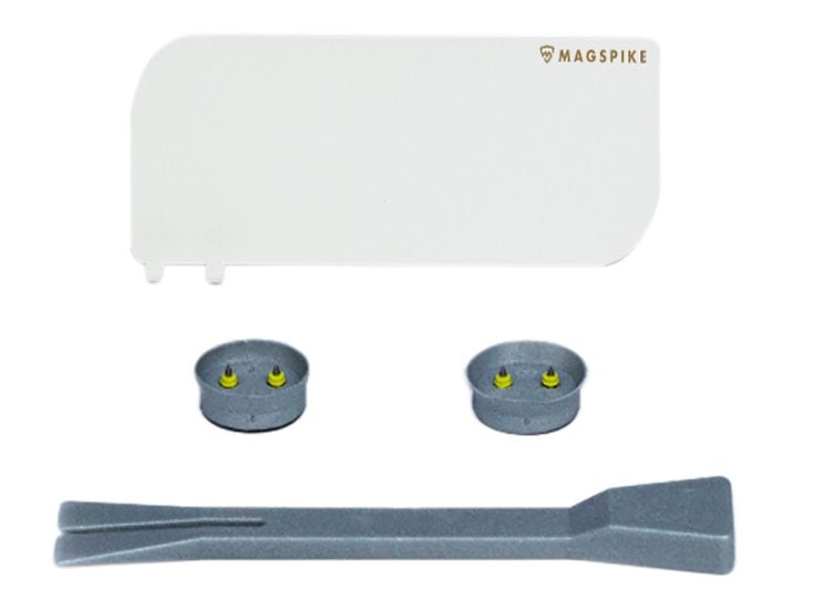 MagSpike Set M Magnetleiste mit Halterung und Haken - White