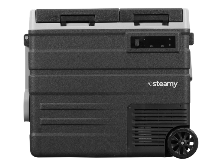 Steamy-E Dual Zone 65 Elektrische Kühlbox mit Rollen