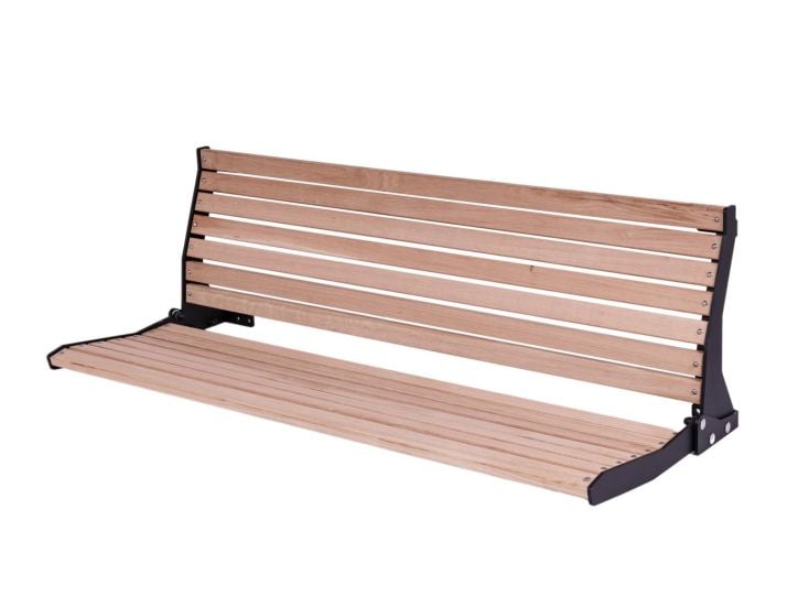 Klappbare Giebelbank Jordaan - Brown