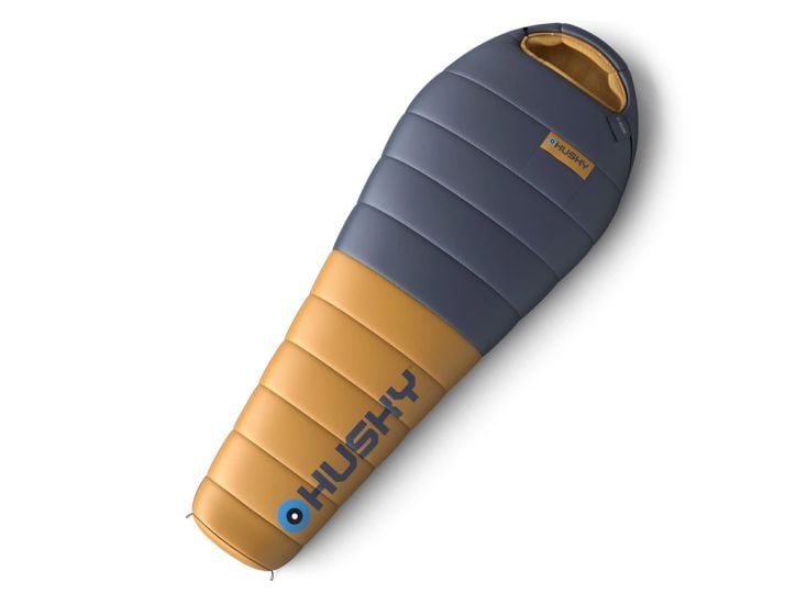 Husky Dexter Kurz 2024 Daunen-Mumienschlafsack - Blue Orange