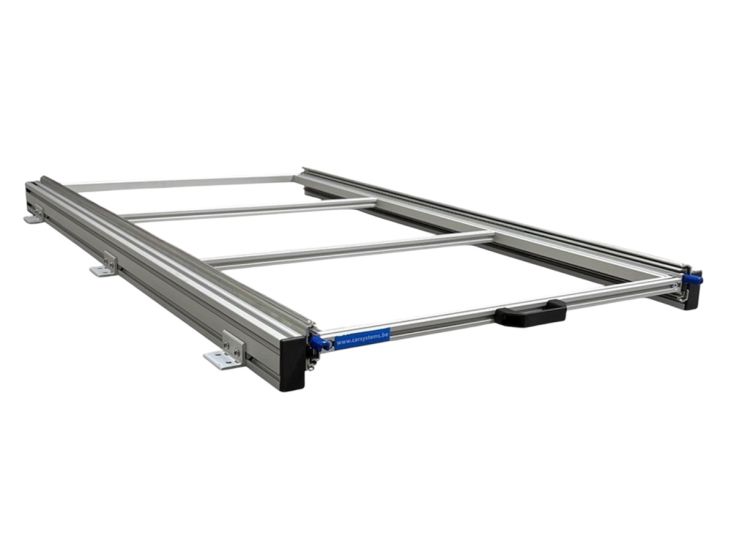 Aluminium 120 x 60 cm Wohnmobil Heckauszug