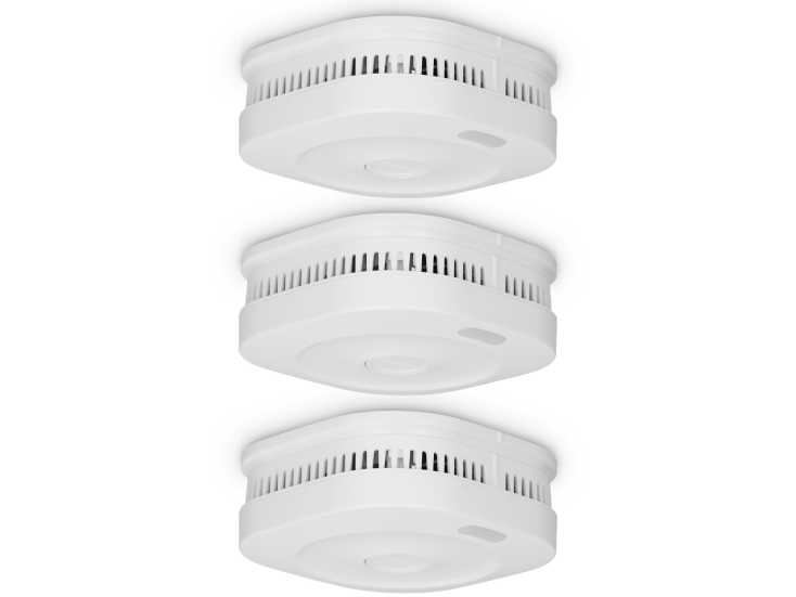 Alecto SMARTSMOKE11 3X Smart WLAN Rauchmelder