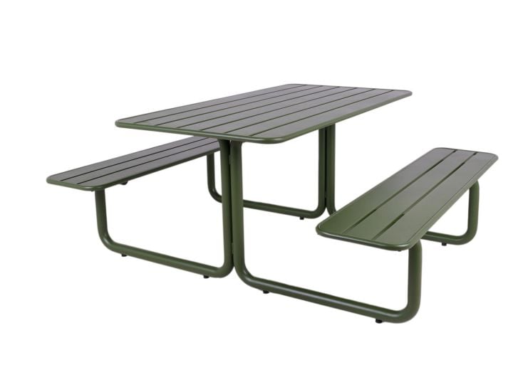 MaximaVida Max Metall-Picknicktisch - Olive Green