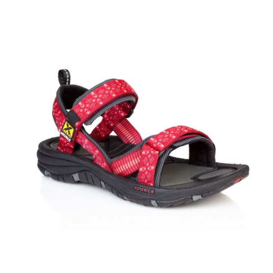 Source Gobi Tribal Red Damen Sandalen