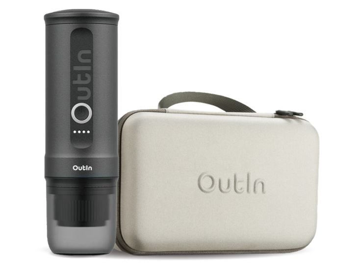 Outin Nano Espressomaschine mit Schutzhülle - Space Grey