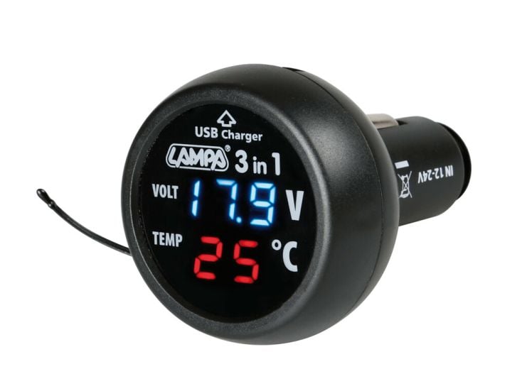 Lampa Smart-Plug Multifunktionsstecker - 12/24 Volt