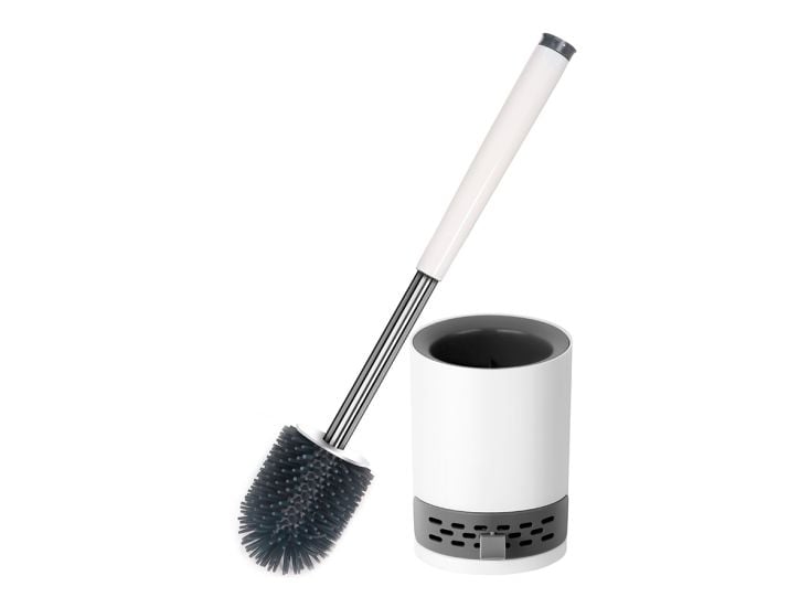 2BEHOME WC-Bürste mit Halter - White