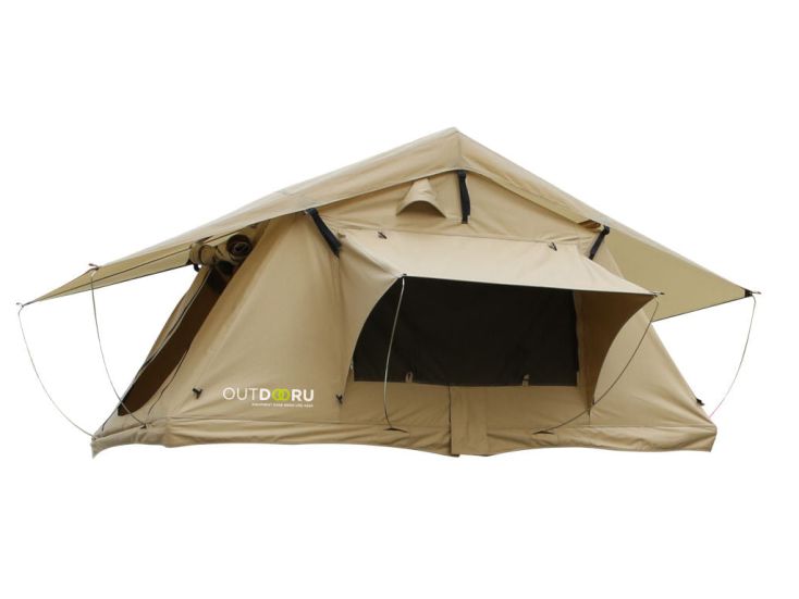 OutdoorU Expedition 5-Personen Dachzelt mit Leiter und Cover