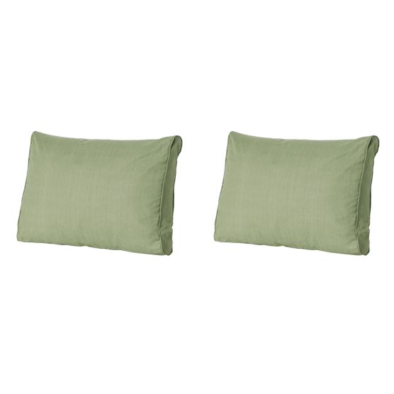 Madison Basic grün Rückenkissen - 2er Set