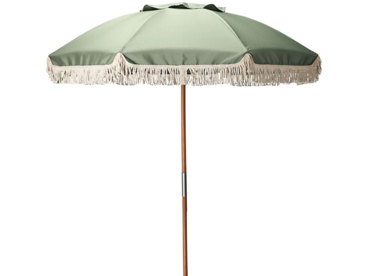 HIXA Sonnenschirm mit Holzständer - Green