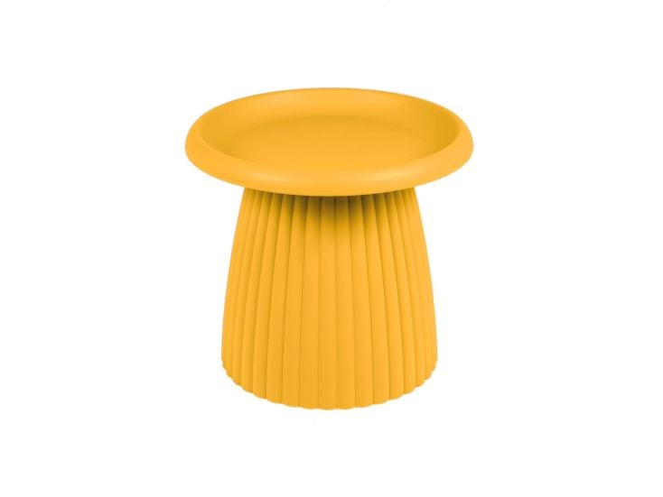 Maximavida Mila Beistelltisch rund 50cm - Ocheryellow