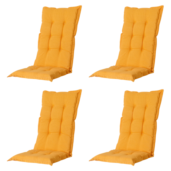 Madison Panama golden glow Gartenstuhlkissen - 4er Set