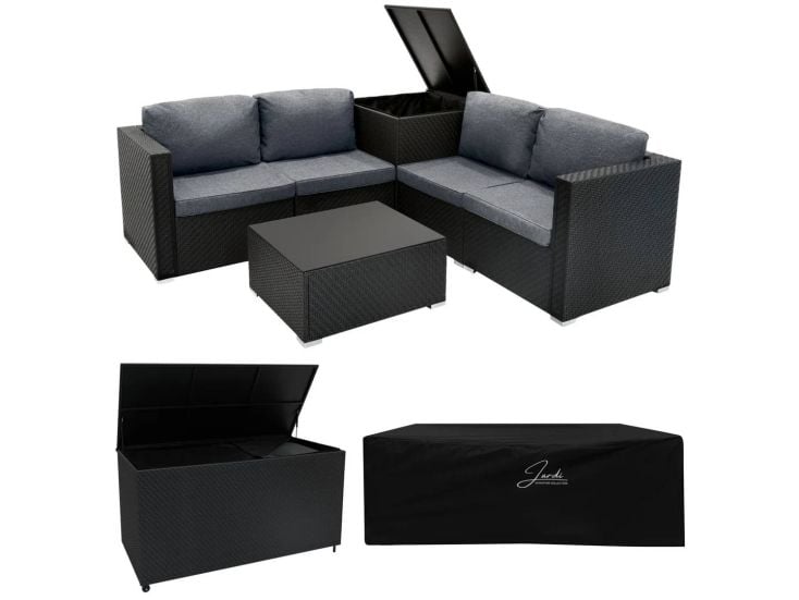 Serafina Modulares 6-teiliges Möbelset mit Aufbewahrungsbox 996L