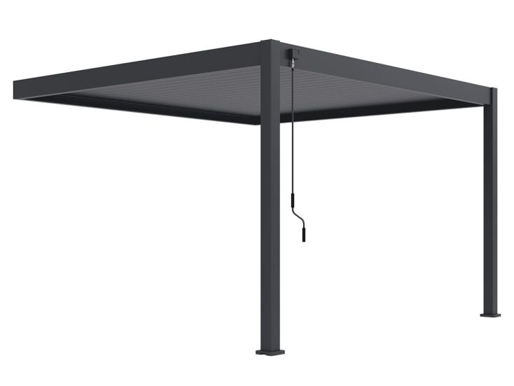 Orion Deluxe 360 x 400 cm wall pergola - Anthracite
