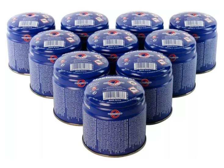 Camping 190gr Gaskartouche - Set von 10