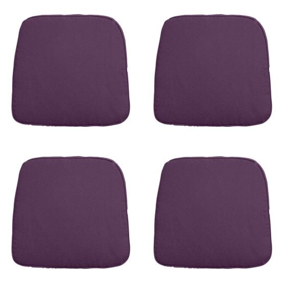 Madison Panama lila Sitzkissen - 4er Set