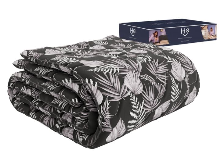 HappyBed Black leaves All year Bettdecke - 200 x 220 cm