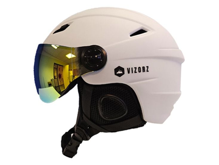 Vizorz 58 - 61 cm Weiße Skihelm Mit Visier
