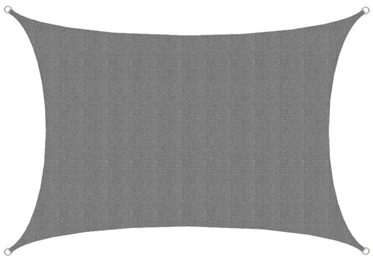 AMANKA 3 x 4 HDPE Sonnensegel - Grey