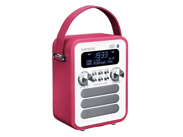 Lenco PDR-051PKWH Tragbares DAB+ FM-Radio