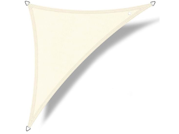 Buitenkado 2,5x2,5x3,5m creme weiß sonnensegel wasserdicht