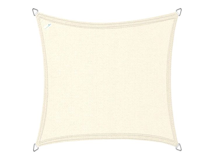 Buitenkado 3x3 HPDE Sonnensegelset - cream white