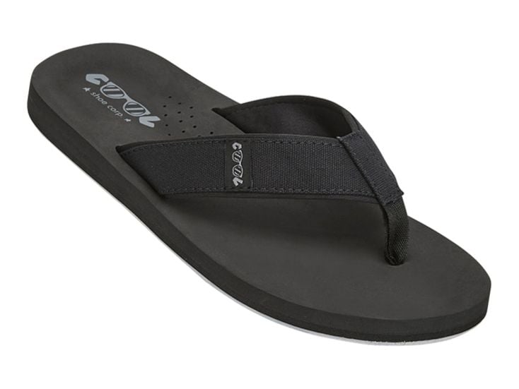 Cool Shoe Corp. Log Herren Zehentrenner - Black