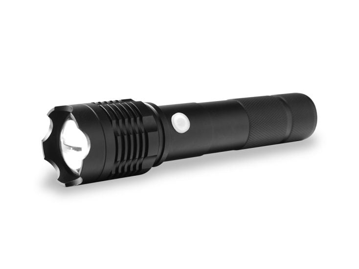 FlinQ Wiederaufladbare LED Taschenlampe - Black