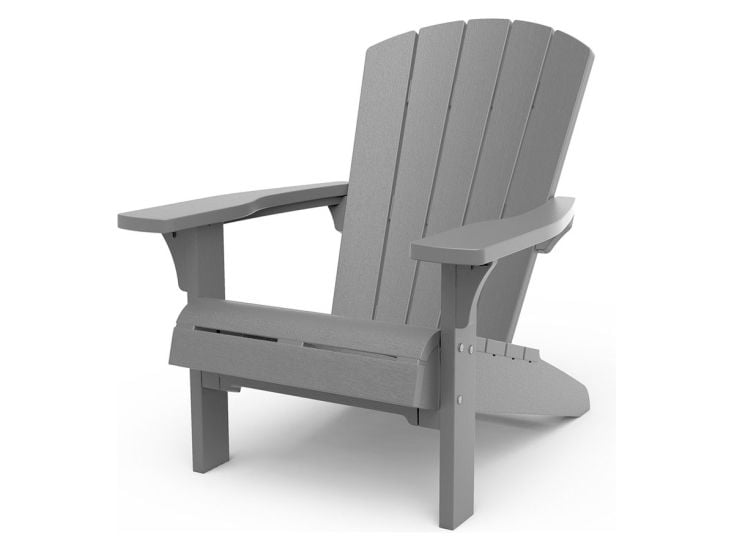 Keter Troy Adirondack Gartenstuhl - 85x80x96,5cm - Grau