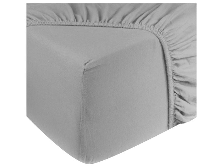 DoubleDry Jersey 90 x 200 cm Spannbettlaken - Light grey