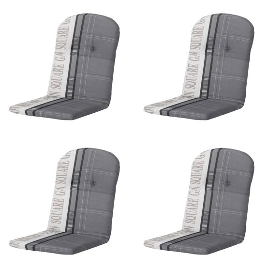 Madison Madison Garten-Tub-Stuhlkissen - 4er-Set