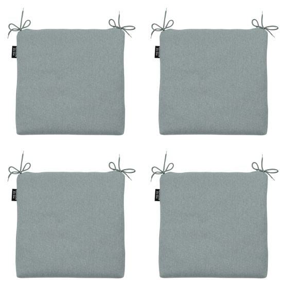 Madison Silver Canvas Eco+ Sitzkissen - 4er-Set