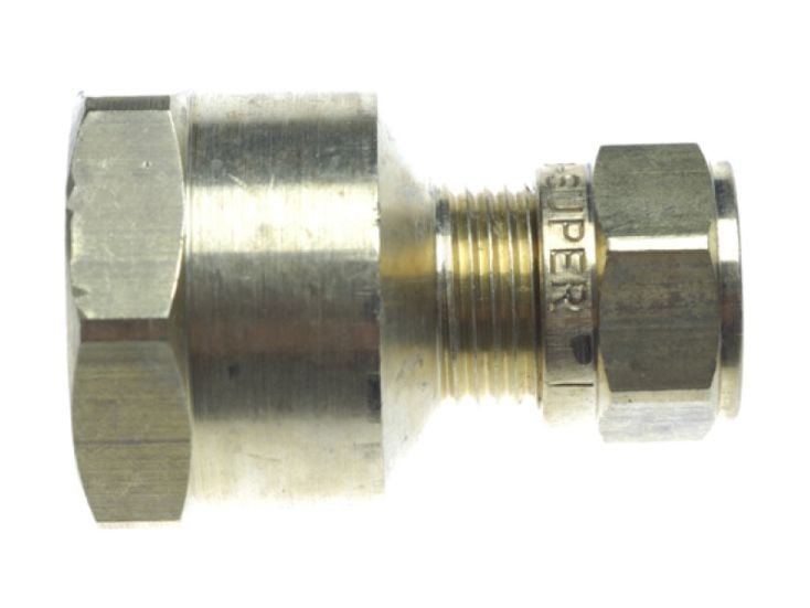 Gimeg gerade Spitzenstück - 1/4 Zoll Innengewinde x 10 mm