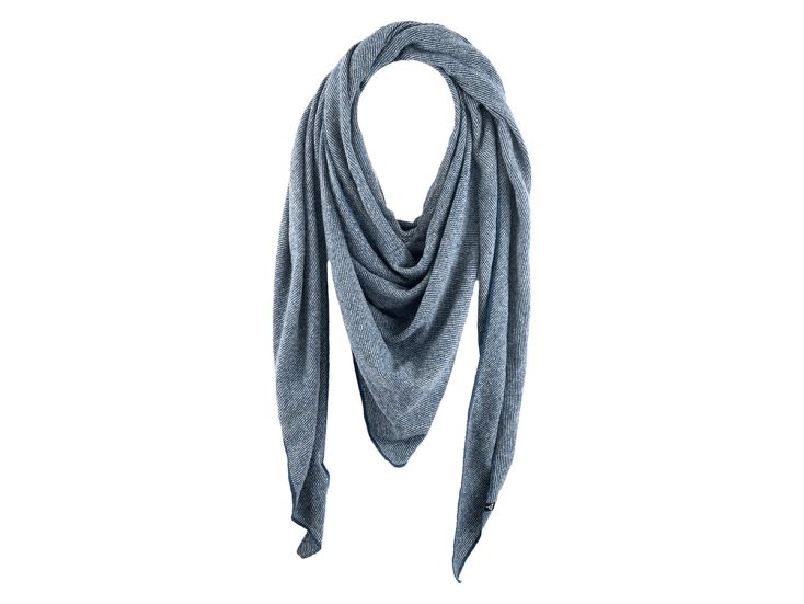 Altidude Wedge Schal - Navy/Grey