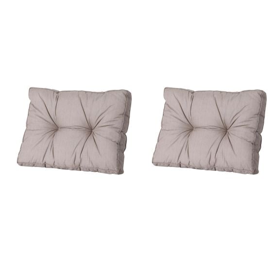 Madison Basic taupe Rückenkissen - 2er-Set
