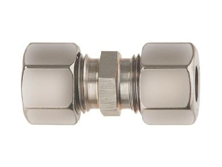 Gimeg Stahl gerade Klemmverschraubung - 15 mm x 15 mm