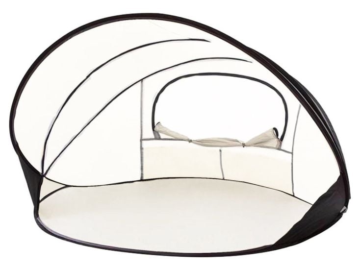 Deryan Luxus XXL Pop-Up Strandzelt - Cream