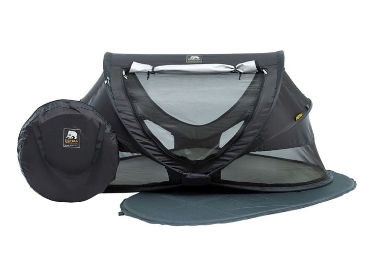 Deryan Kleinkind Luxe Campingbett - Black