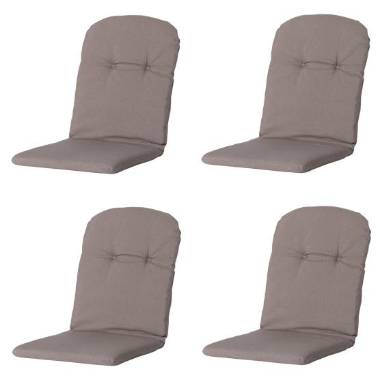 Madison Panama Taupe Schalensitzkissen - 4er-Set