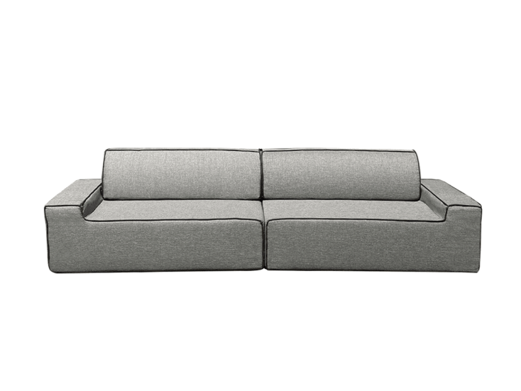 ARKO Doppel-Modulsofa - 240x80cm Grau