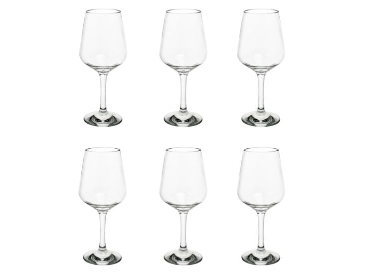 by Caryl 450 ml 6er-Set Kunststoff Weingläser
