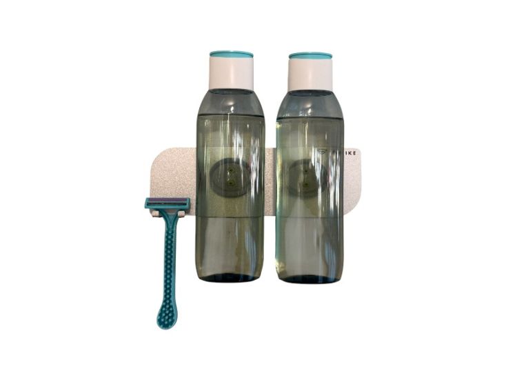 MagSpike Set M mit Halterung Duschablage ohne bohren - Silver