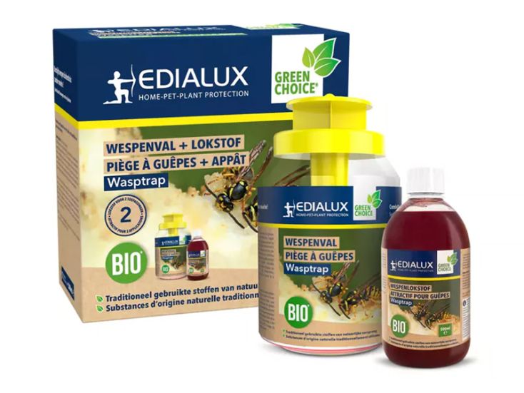 Edialux Effektive wespenfalle mit 250ml natürlichem lockstoff