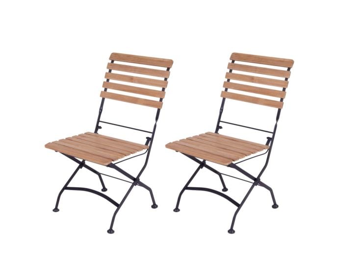 MaximaVida Toscana Klappstuhl ohne Armlehne - 2 Stück