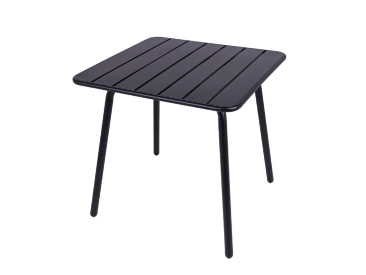 MaximaVida Max 80 cm Metall Gartentisch - Black