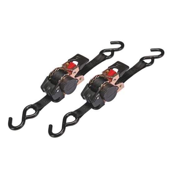 Toolland ARAT11X2 2-teiliger Spanngurt-Set mit Ratsche - 3 Meter