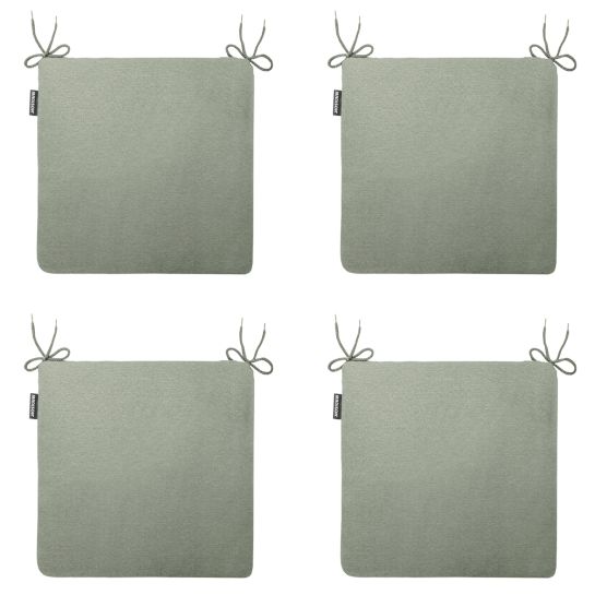 Madison Naples Sitzkissen, Khaki, 4er-Set