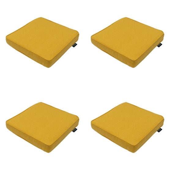 Madison Gold Canvas Eco+ Sitzkissen - 4er-Set