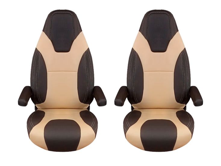 K'Foam Fiat Ducato Captain Montecarlo Sitzbezüge - Set von 2