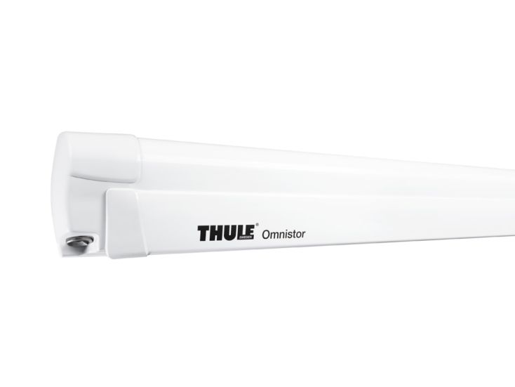 Thule 8000 weiß 400 Sapphire Blue Kassettenmarkise